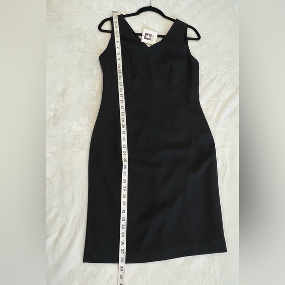 ANNE KLEIN New Elegant Black Sleeveless Dress. #033 - Picture 10 of 12